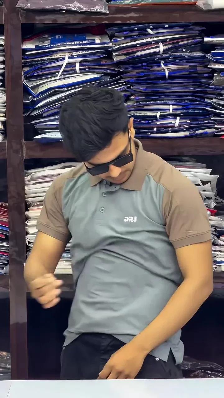 Mens collar t shirt,Polo T Shirt For Men,Men Cotton Blend Regulor T Shirt,T Shirt For Men - image 2